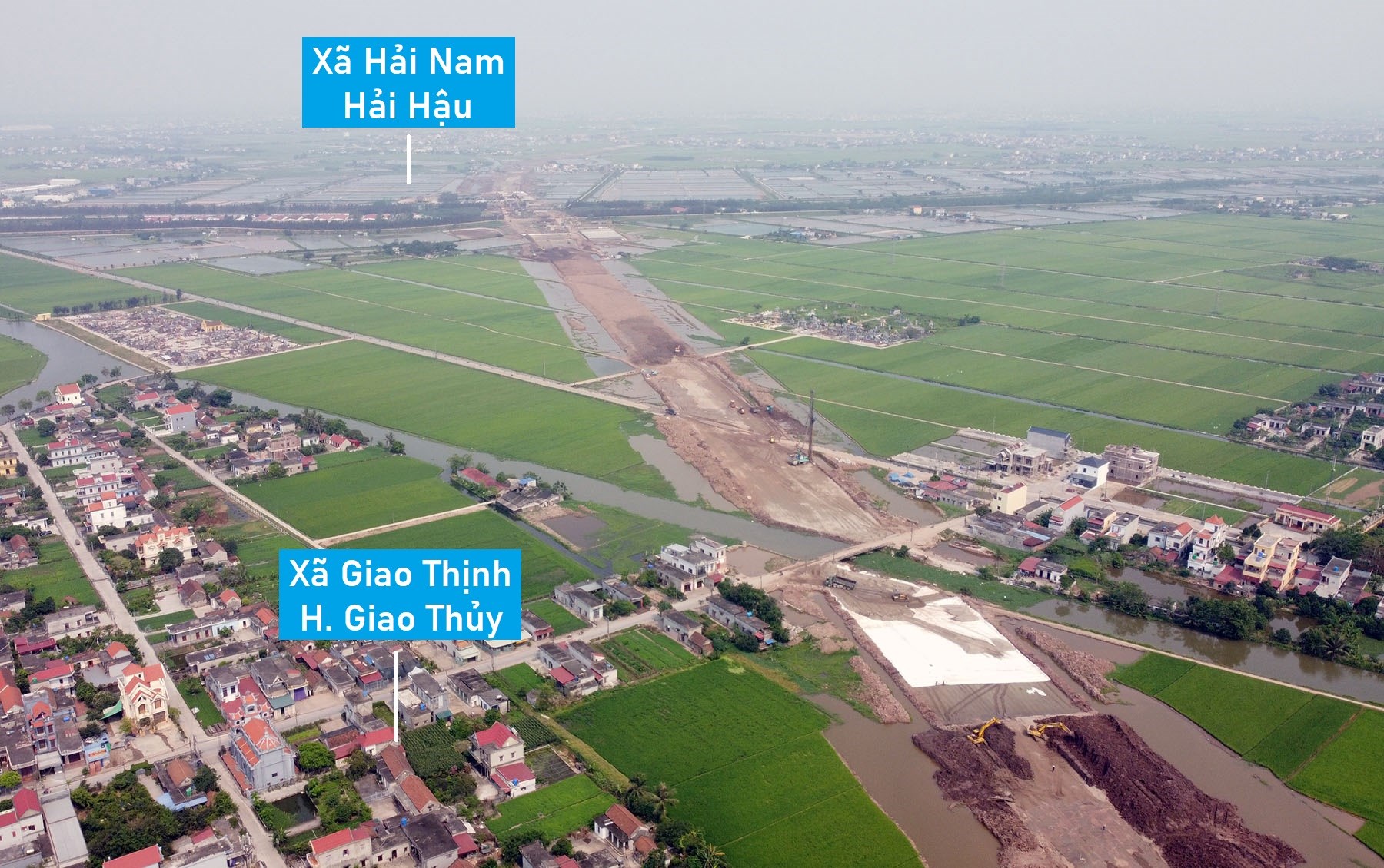 Đường Nam Định - Lạc Quần - Đường ven biển qua huyện Giao Thủy sau 16 tháng thi công