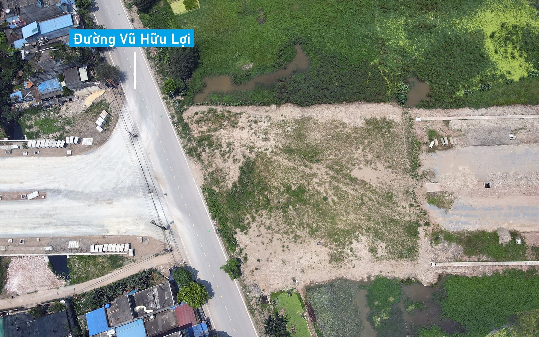 Toàn cảnh đường trục phía Nam TP Nam Định gần 1.500 tỷ đồng dự kiến hoàn thành năm nay
