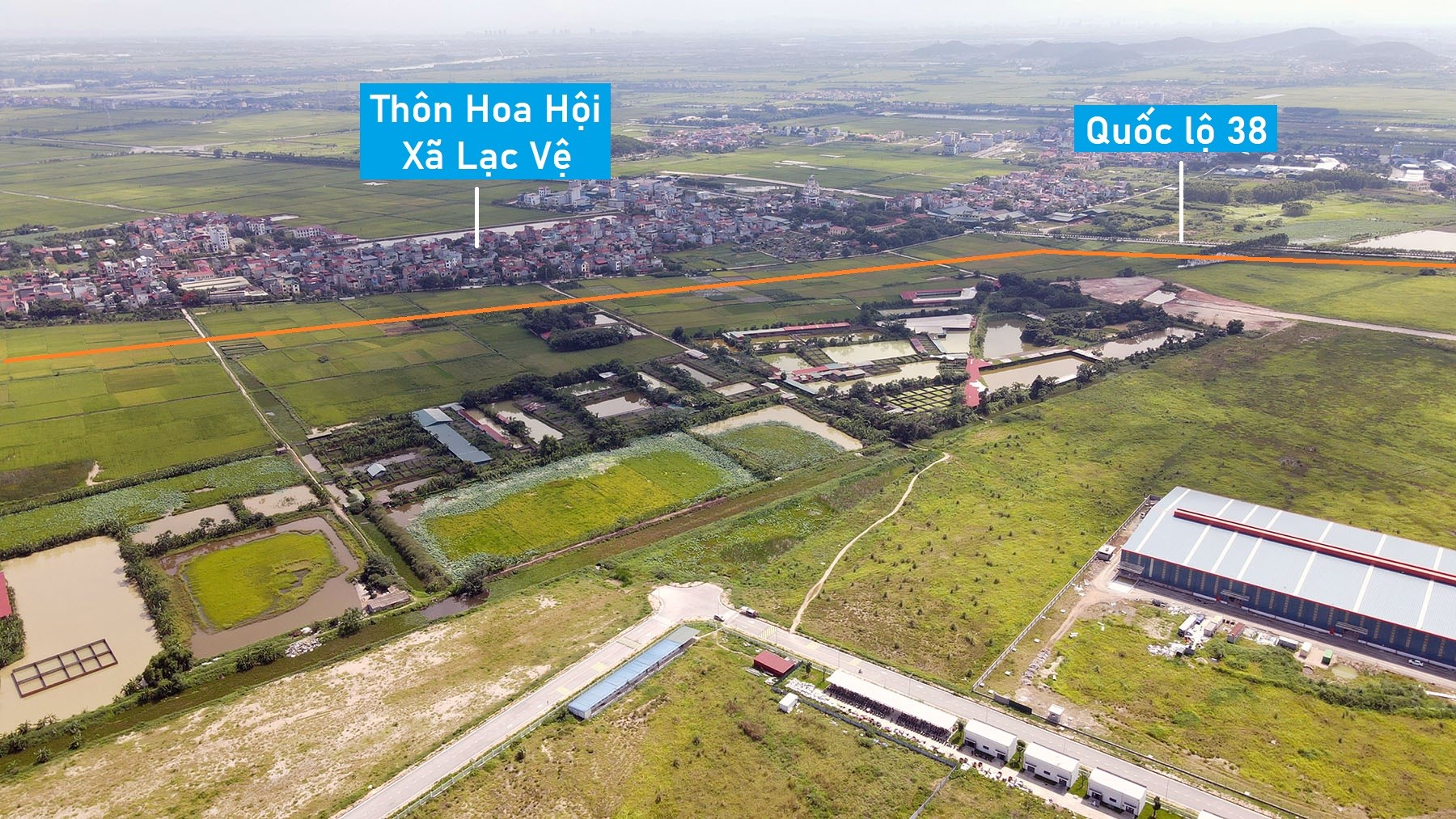 Cận cảnh khu công nghiệp - đô thị 1.000 ha đang triển khai gần hai cao tốc ở Bắc Ninh