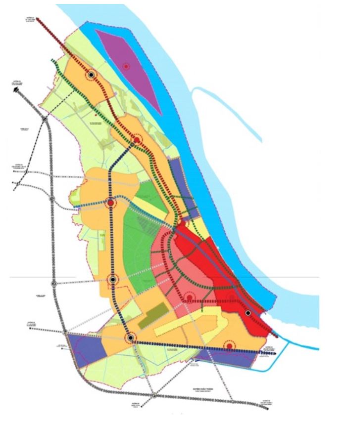 Khu đô thị xanh hỗn hợp mật độ thấp trong tổng thể đồ án điều chỉnh quy hoạch chung TP. Sa Đéc đến năm 2030 (Nguồn: EAI)