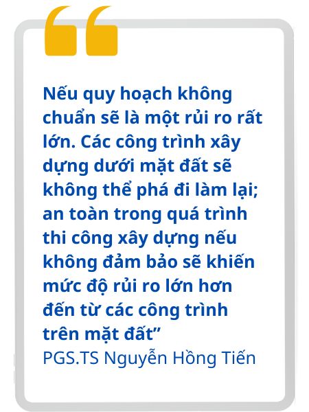 Thách thức không gian ngầm đô thị Việt Nam