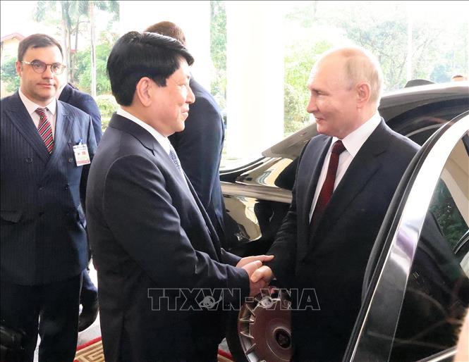 Tổng Bí thư Nguyễn Phú Trọng hội đàm với Tổng thống Liên bang Nga Vladimir Putin- Ảnh 1.