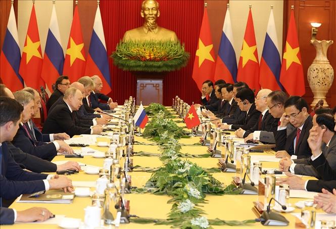 Tổng Bí thư Nguyễn Phú Trọng hội đàm với Tổng thống Liên bang Nga Vladimir Putin- Ảnh 4.