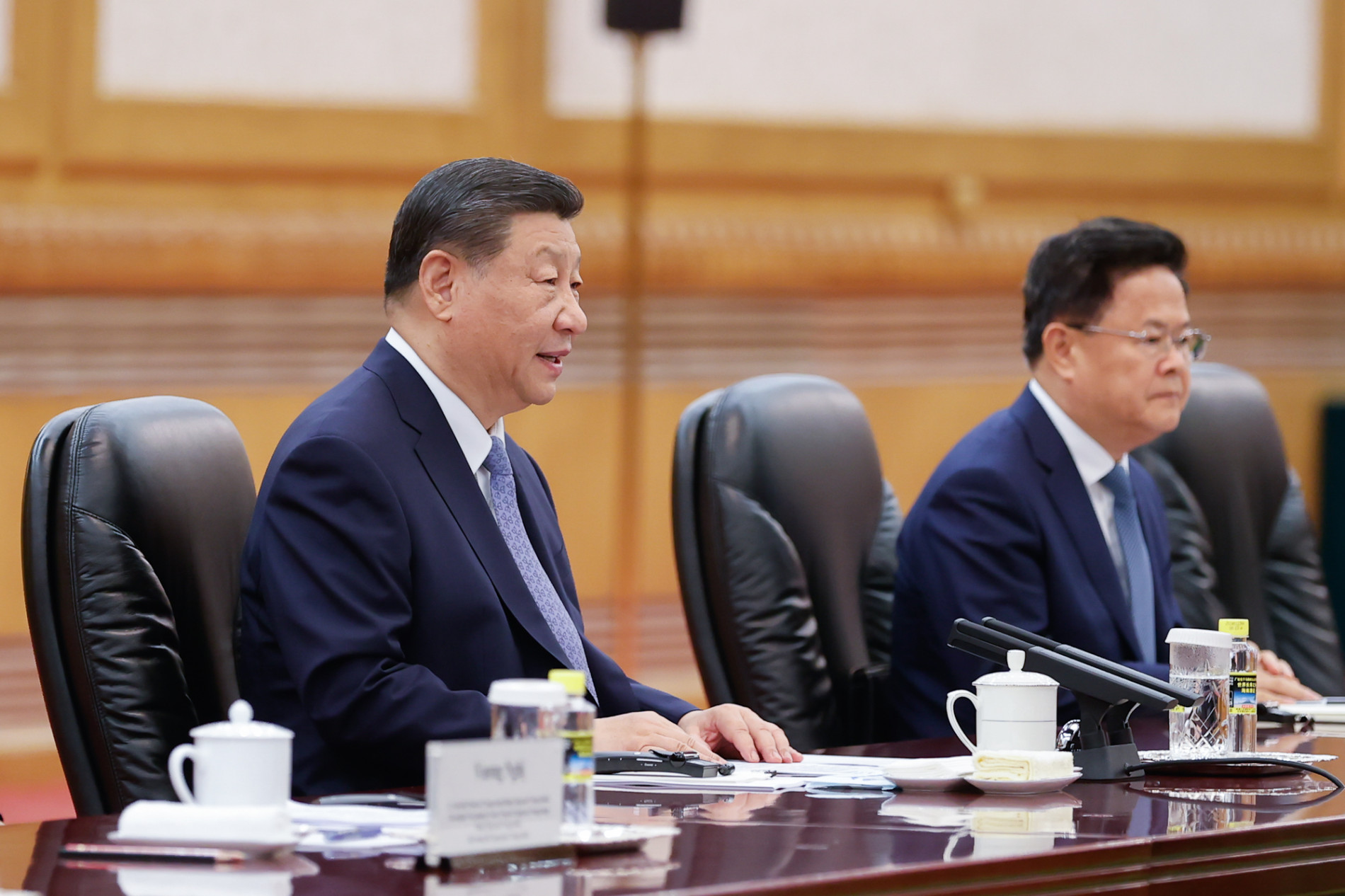 Thủ tướng Phạm Minh Chính hội kiến Tổng Bí thư, Chủ tịch nước Trung Quốc Tập Cận Bình- Ảnh 4.