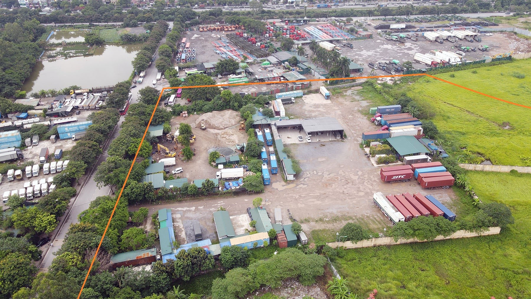 Toàn cảnh khu đất sắp xây công viên, hồ điều hòa hơn 20 ha ở phường Thạch Bàn, Long Biên