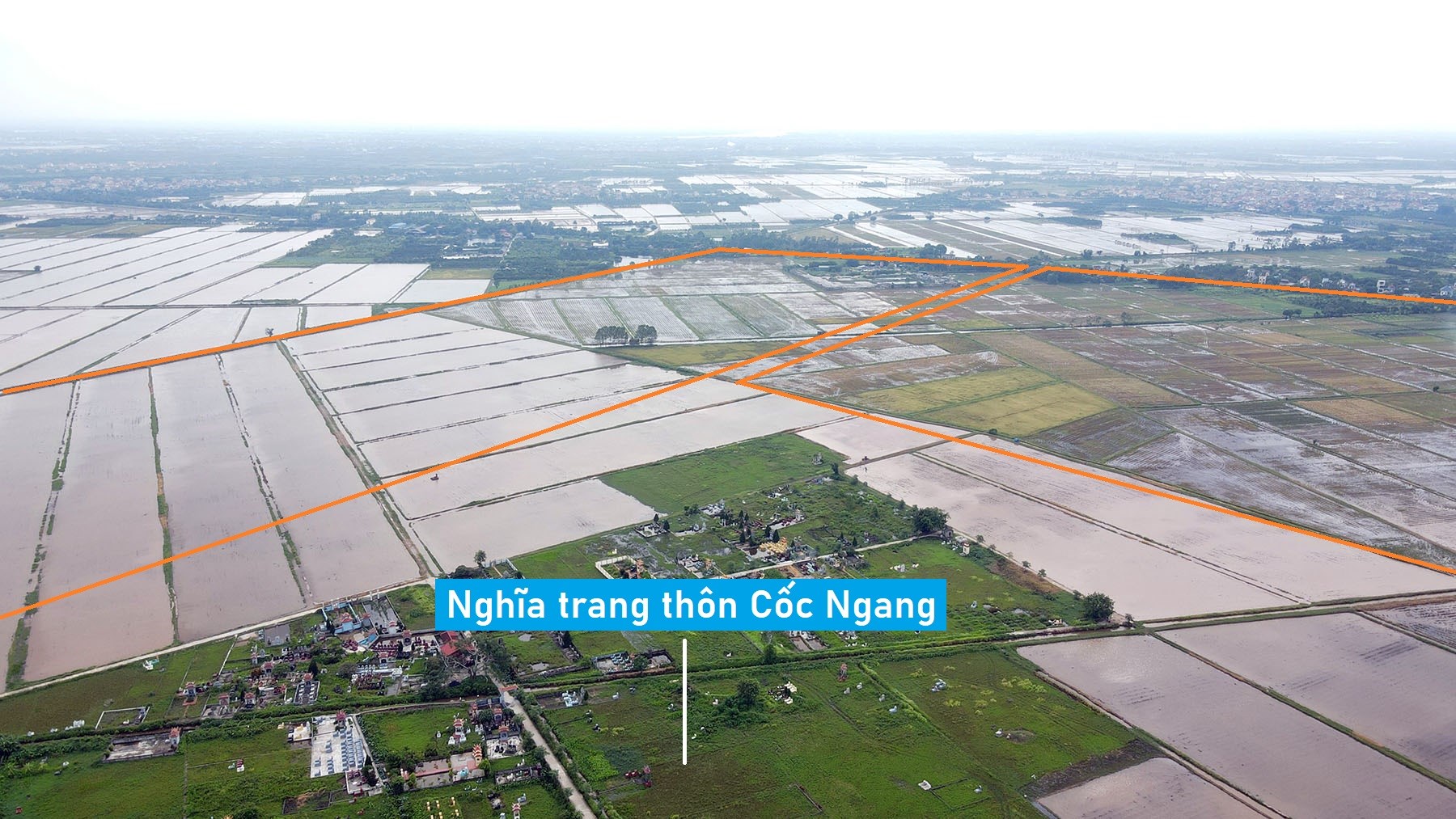 Toàn cảnh vị trí quy hoạch KCN sạch Kim Động 200 ha sắp xây dựng ở Hưng Yên