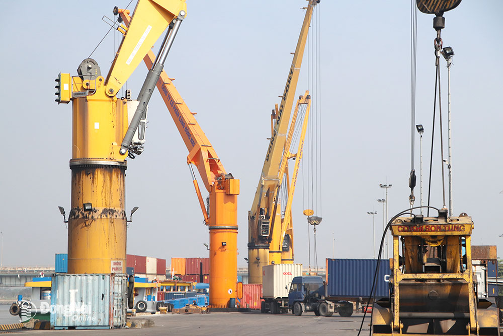 Cảng Đồng Nai đang từng bước ứng dụng chuyển đổi số trong hoạt động logistics. Ảnh: V.Gia