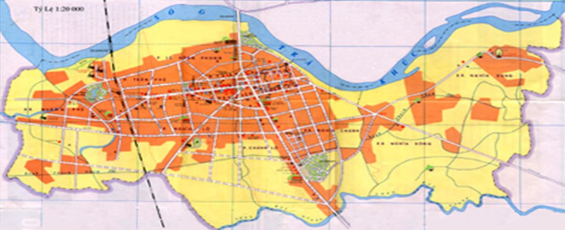 Thành Phố Quảng Ngãi – Khu vực phát triển cũ – Nam sông Trà Khúc
