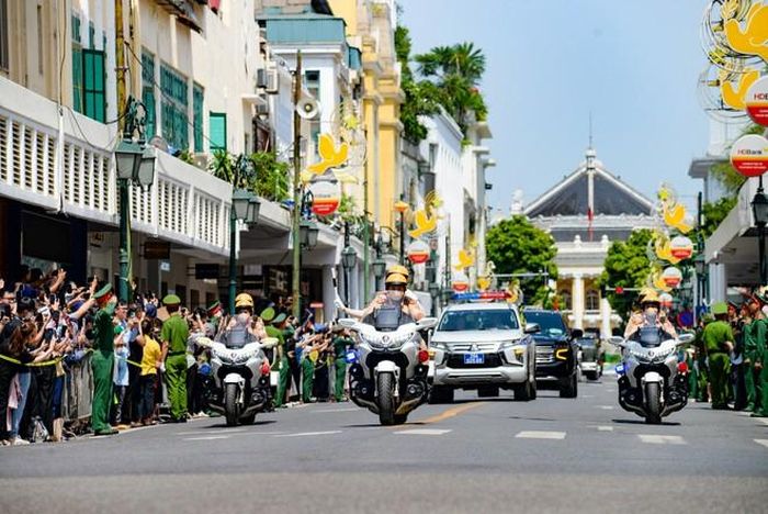 Công tác đảm bảo an ninh, an toàn được các lực lượng chức năng thực thi nghiêm túc, chu đáo. Ảnh: Phú Khánh