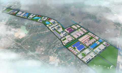 Phối cảnh KCN Lộc Giang - Long An