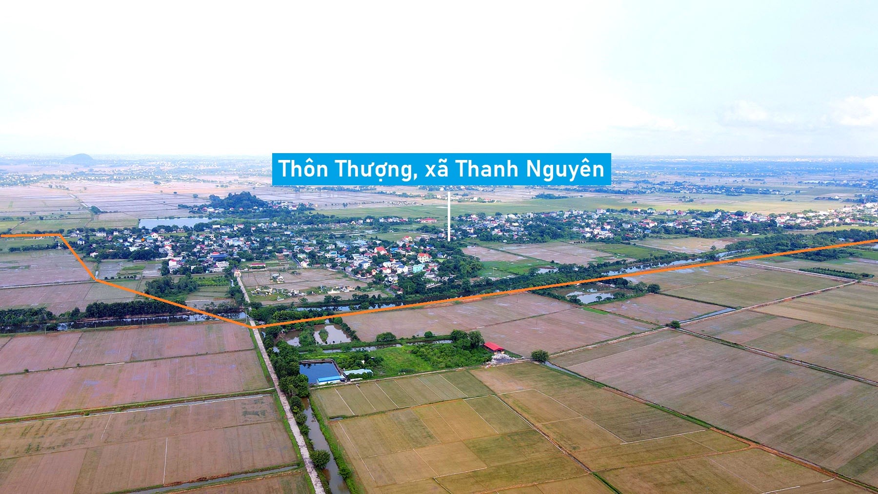 Toàn cảnh vị trí quy hoạch KCN Thanh Bình II rộng 300 ha ở Thanh Liêm, Hà Nam