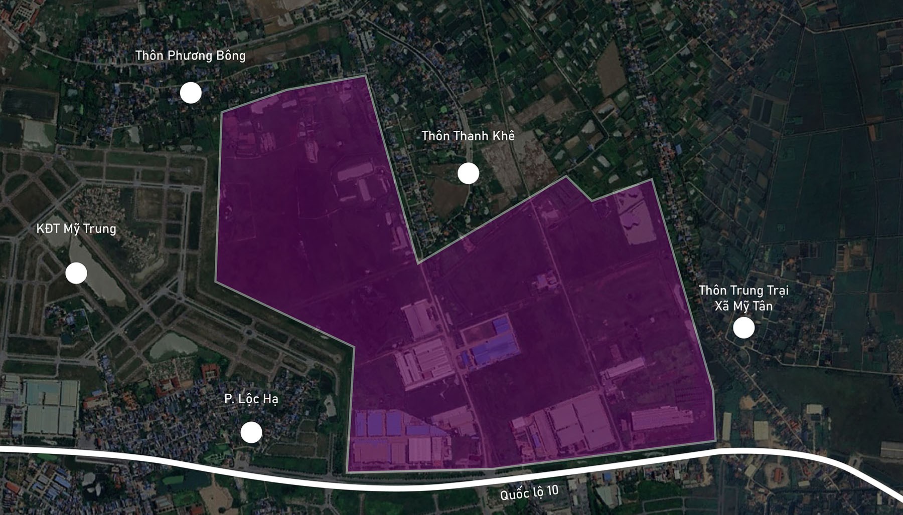 Toàn cảnh KCN Mỹ Trung, Nam Định đang chờ nhà đầu tư có đủ năng lực