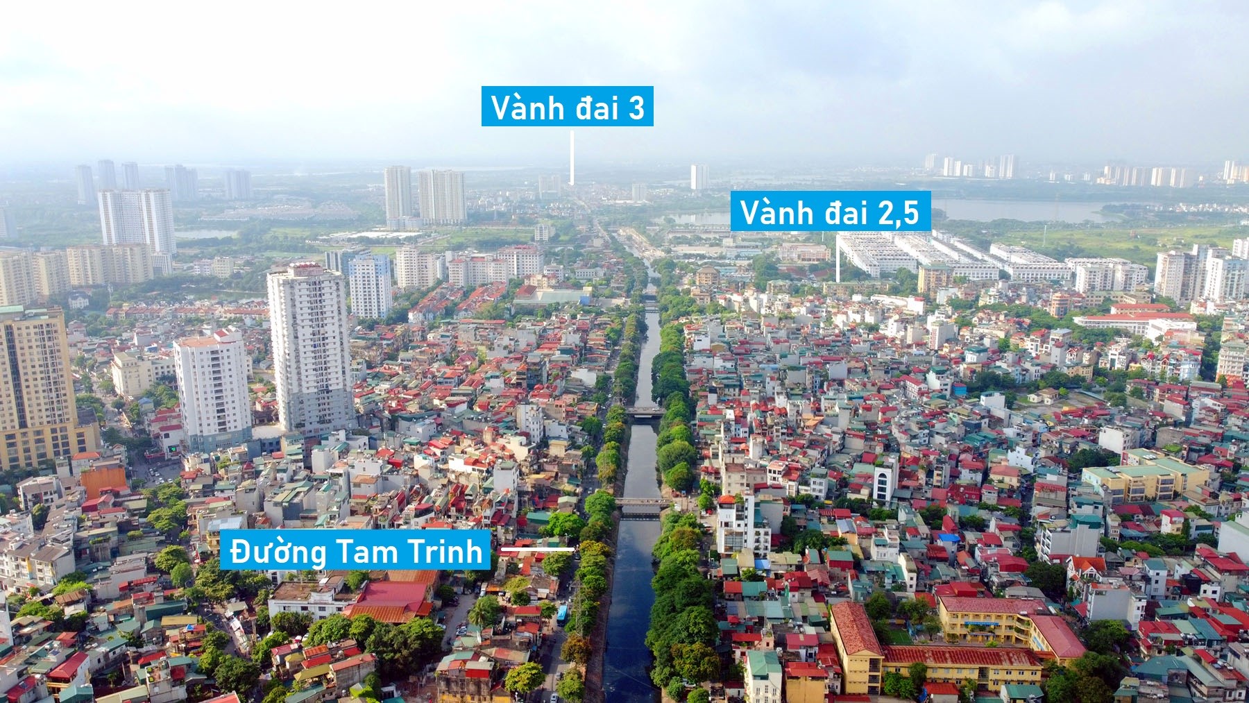 Cận cảnh nhà đất đang giải tỏa để mở rộng đường Tam Trinh