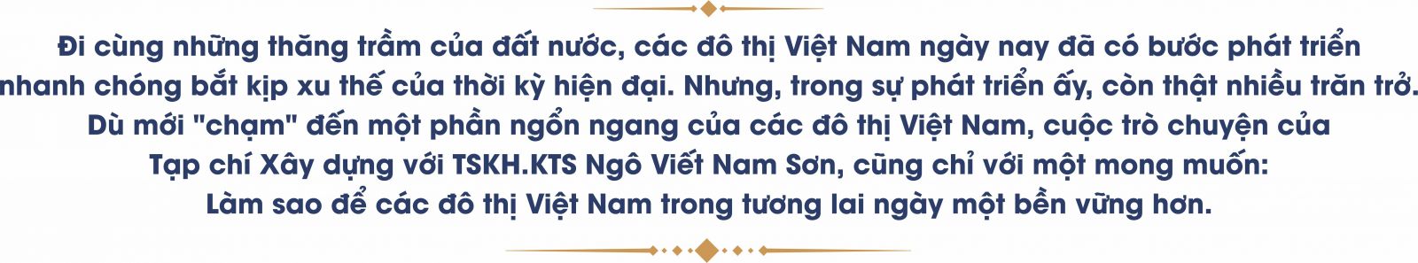 Khuyến khích “tư duy kiểu mẫu” hơn là “đô thị kiểu mẫu”