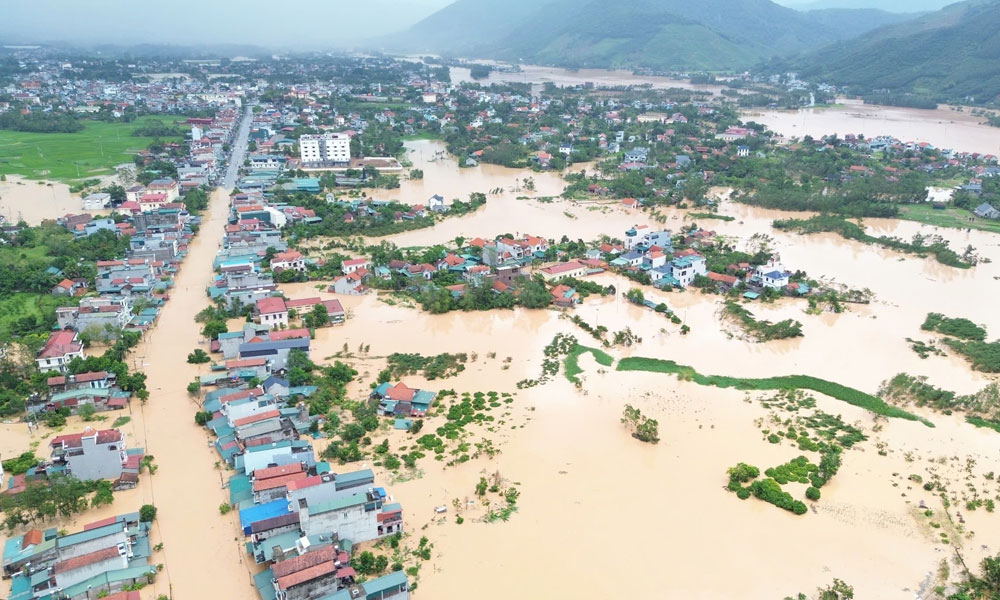 Nhiều nơi thuộc huyện Sơn Động bị cô lập do lũ