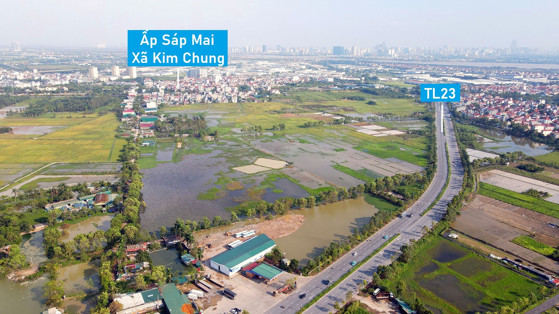 Cận cảnh khu đô thị hơn 8.120 tỷ đang mời đầu tư ở Kim Chung và Đại Mạch, Đông Anh