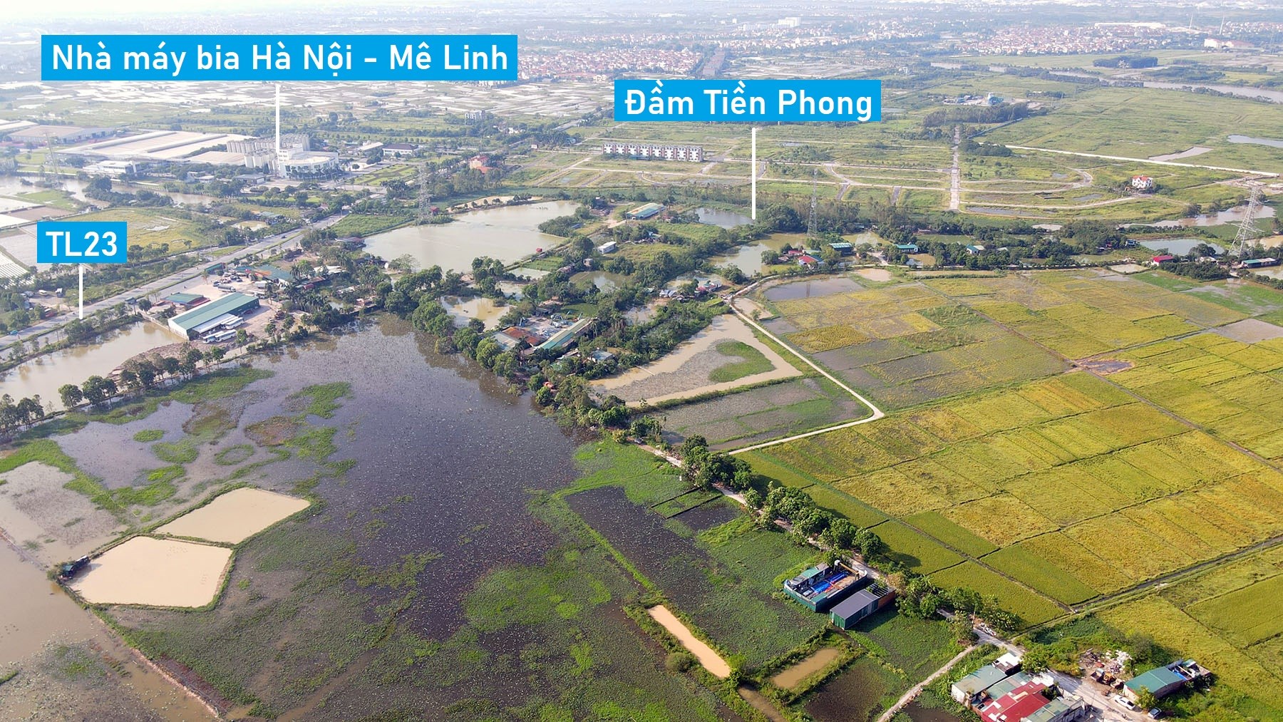 Cận cảnh khu đô thị hơn 8.120 tỷ đang mời đầu tư ở Kim Chung và Đại Mạch, Đông Anh