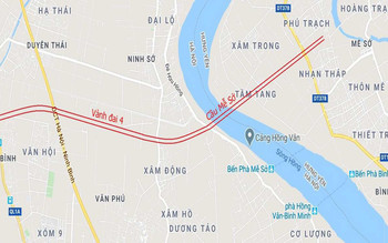 Hà Nội đề xuất vị trí cầu Mễ Sở trên tuyến vành đai 4