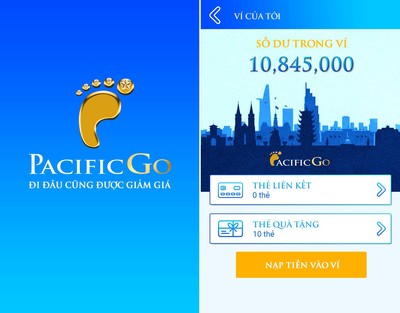 PacificGo - ứng dụng tìm kiếm địa điểm và tiêu dùng thông minh