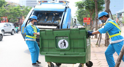 Bảo đảm rác thải được thu gom trong ngày: Cho Thủ đô thêm sạch đẹp