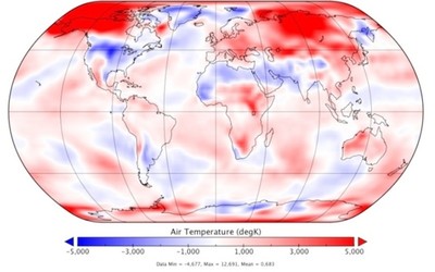 Mức tăng nhiệt toàn cầu tháng 3-2019 cao kỷ lục