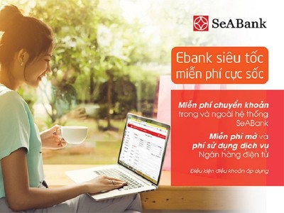 Chuyển tiền phí 0 đồng với các dịch vụ ngân hàng điện tử của SeABank