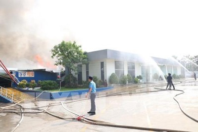 Thông tin mới về vụ cháy tại Khu công nghiệp Sóng Thần 2
