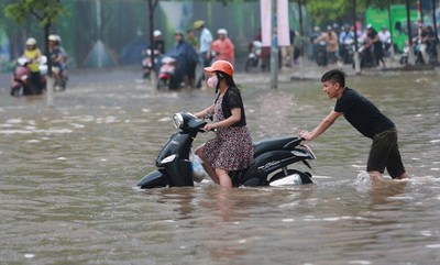 Hà Nội : Còn 13 trọng điểm úng ngập mùa mưa năm 2019