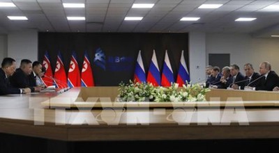 Thượng đỉnh Nga-Triều: Thảo luận vấn đề nối lại đàm phán sáu bên