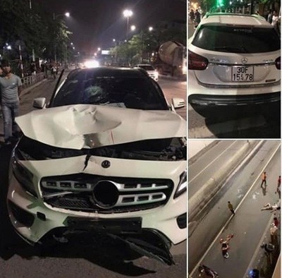 Tài xế Mercedes gây tai nạn hoảng sợ khi biết tin 2 người chết