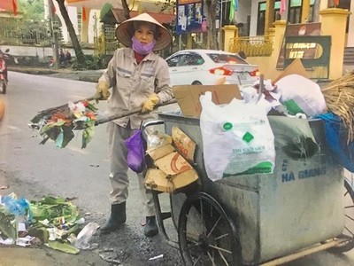 Người lao công ở thành phố du lịch Hà Giang