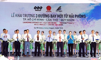 TCBC Bamboo Airways khai trương 3 đường bay đến Hải Phòng