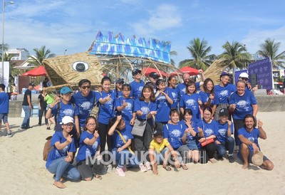 Ra mắt sự kiện Bống “ăn” rác thải nhựa tại bãi biển Đà Nẵng