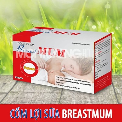 Cốm BreastMUM- Thương hiệu hàng đầu trong dòng sản phẩm lợi sữa