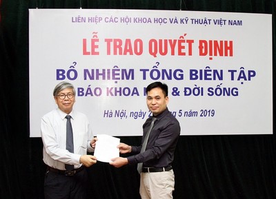Ông Đặng Vương Hạnh làm Tổng biên tập Báo KH&ĐS