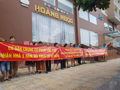TP.HCM: Lùm xùm tại chung cư Phúc Lộc Thọ