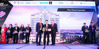 Phuc Khang Corporation tiếp tục được vinh danh tại BCI Asia Awards
