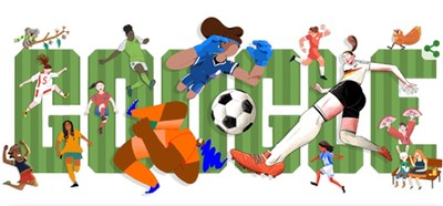 Google Doodle hôm nay 7/6: Chào mừng giải bóng đá nữ thế giới 2019