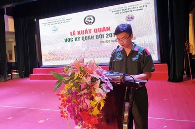 Hà Nội: Lễ xuất quân học kỳ quân đội 2019