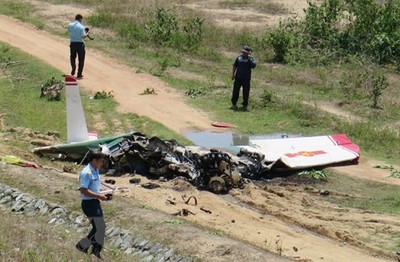 Thông tin chính thức về vụ rơi máy bay quân sự ở Khánh Hòa