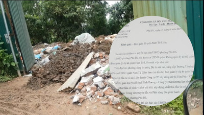 Vụ vận chuyển chất thải rắn trái phép tại Phú Đô: Bao giờ xử lý?