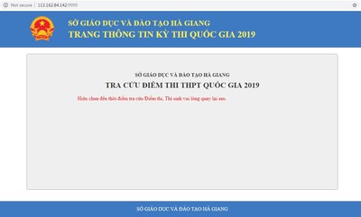 Tra cứu điểm thi THPT quốc gia 2019 tại Hà Giang chính xác nhất
