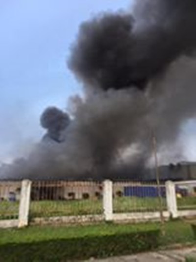 Vĩnh Phúc: Cháy lớn tại KCN Bá Thiện, thiêu rụi 2000m² nhà xưởng