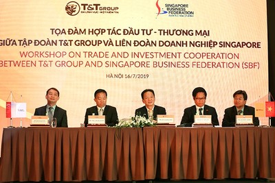 T&T Group và liên đoàn doanh nghiệp Singapore trao đổi hợp tác