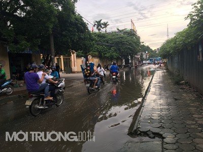 Hà Nội: Lương Thế Vinh - con đường không mưa cũng ngập