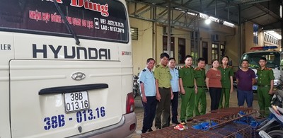 Hà Tĩnh: Bắt giữ xe chở 140kg động vật hoang dã trái phép