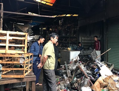 Gia Lai: Cháy chợ Trà Bá, thiệt hại hơn 2 tỷ đồng