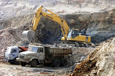 Phạt Cty Huy Hoàng gần 200 triệu do khai thác khoáng sản trái phép