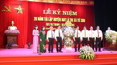 Bắc Ninh: Kỷ niệm 20 năm tái lập thị xã Từ Sơn