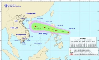 Áp thấp nhiệt đới trên biển Đông khả năng mạnh lên thành bão